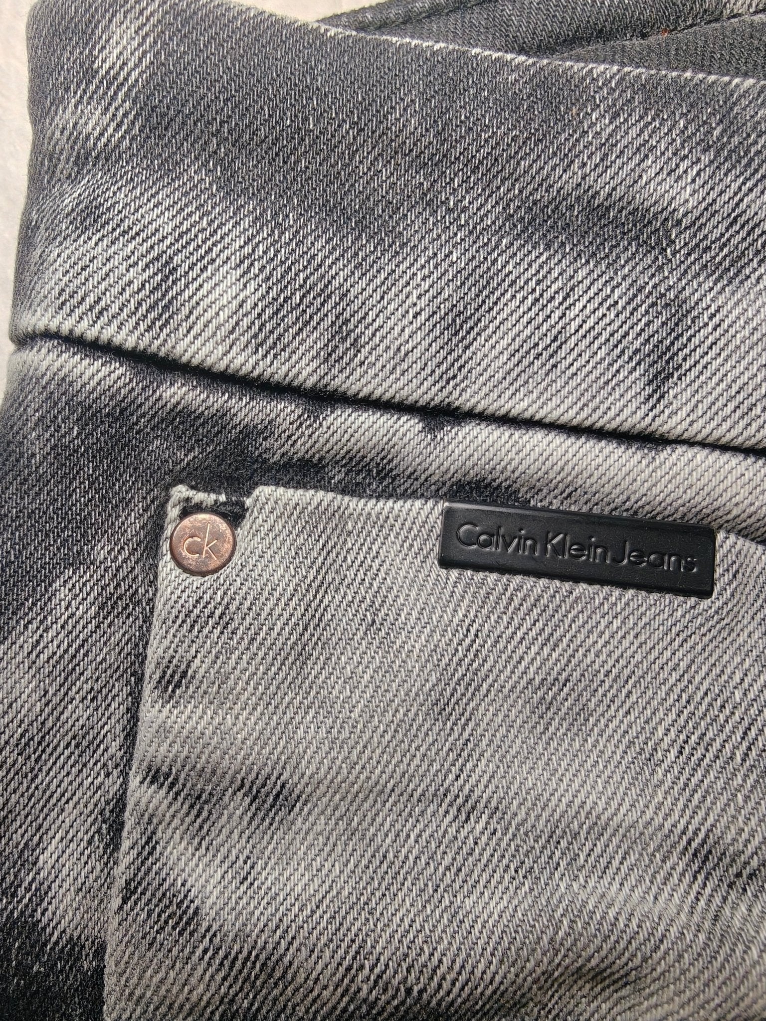 Men’s Calvin Klein Boy Jeans Grey Slim W28 L30