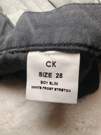 Men’s Calvin Klein Boy Jeans Grey Slim W28 L30