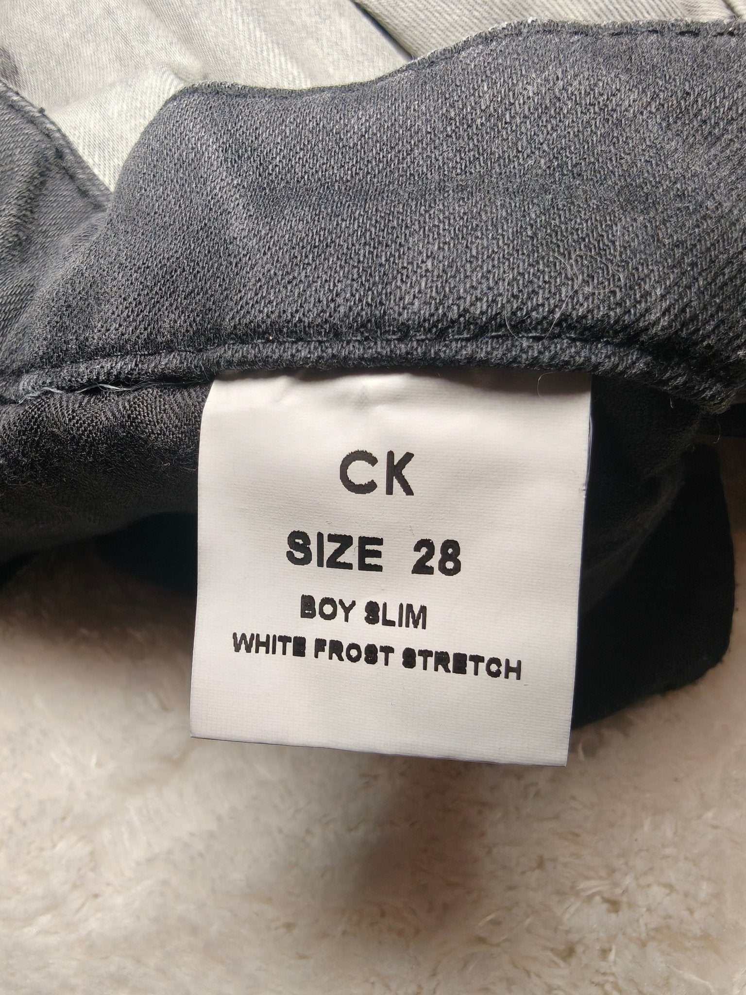 Men’s Calvin Klein Boy Jeans Grey Slim W28 L30
