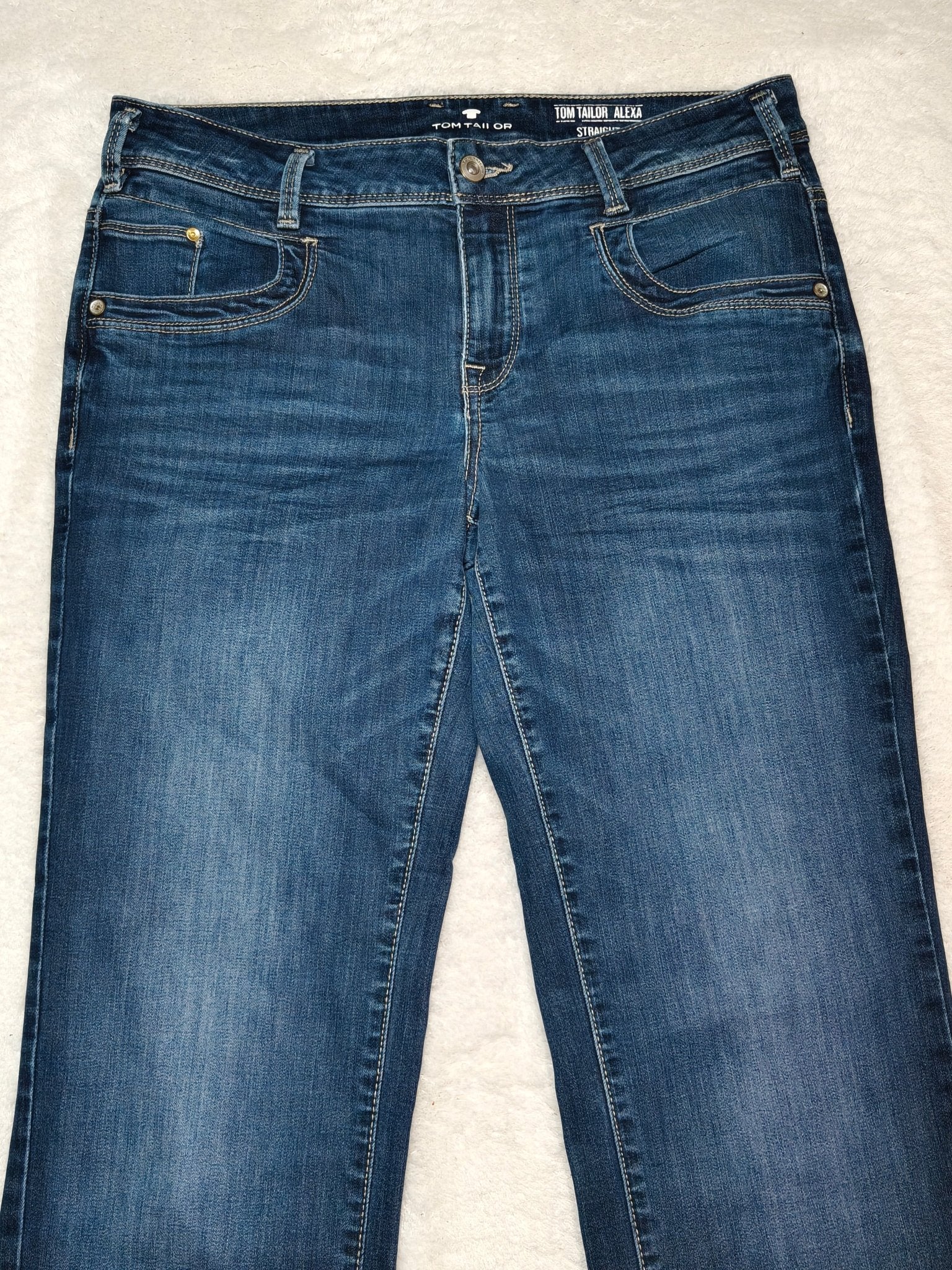 Women Tom Tailor Alexa Blue Straight W31 L32 (EU 40/L) Jeans