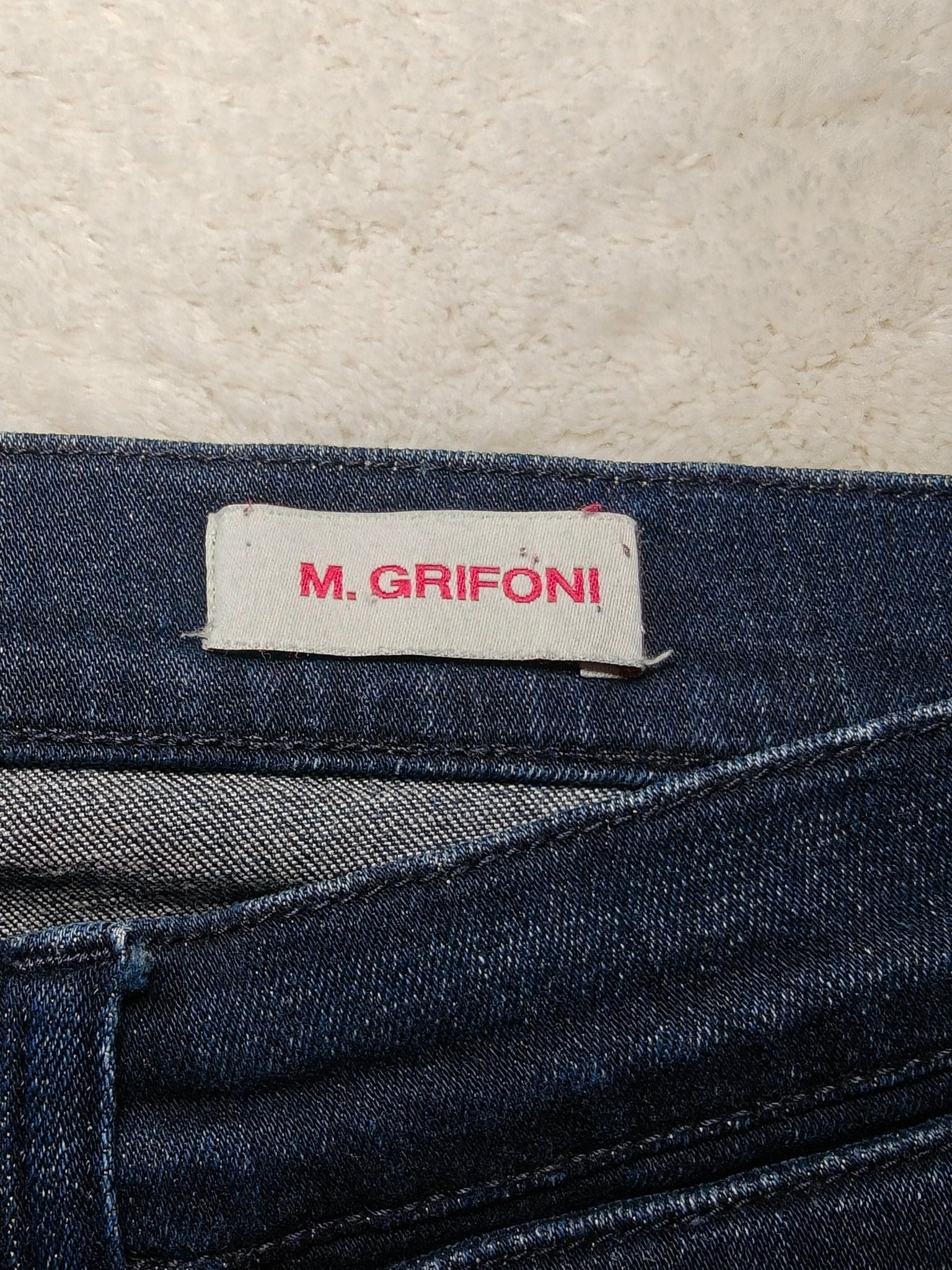 Women Mauro Grifoni GY290326 Blue Flared W28 L32 (EU 38/M) Jeans