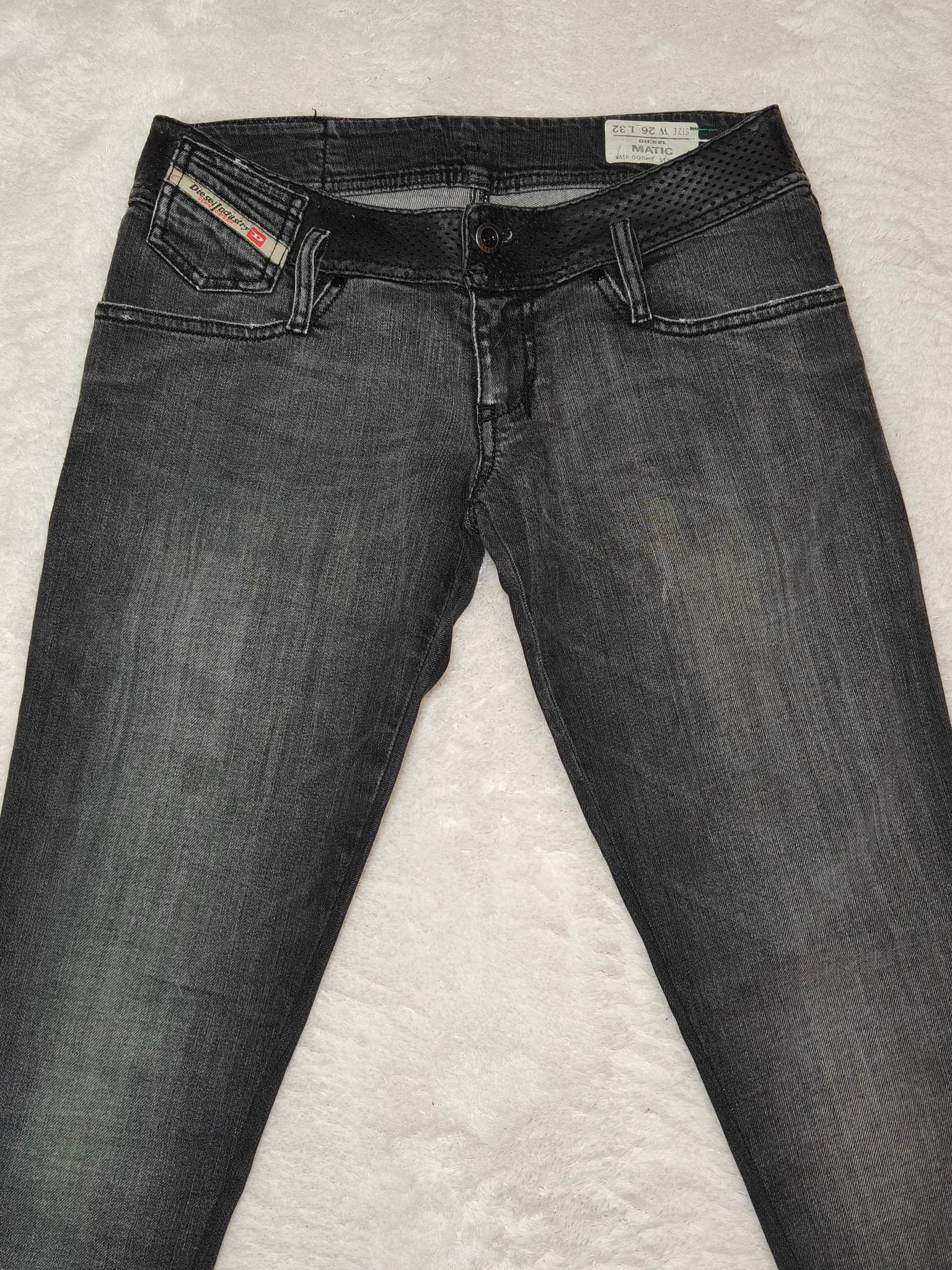 Women Diesel Matic Black Skinny W26 L32 (EU 36/S) Jeans