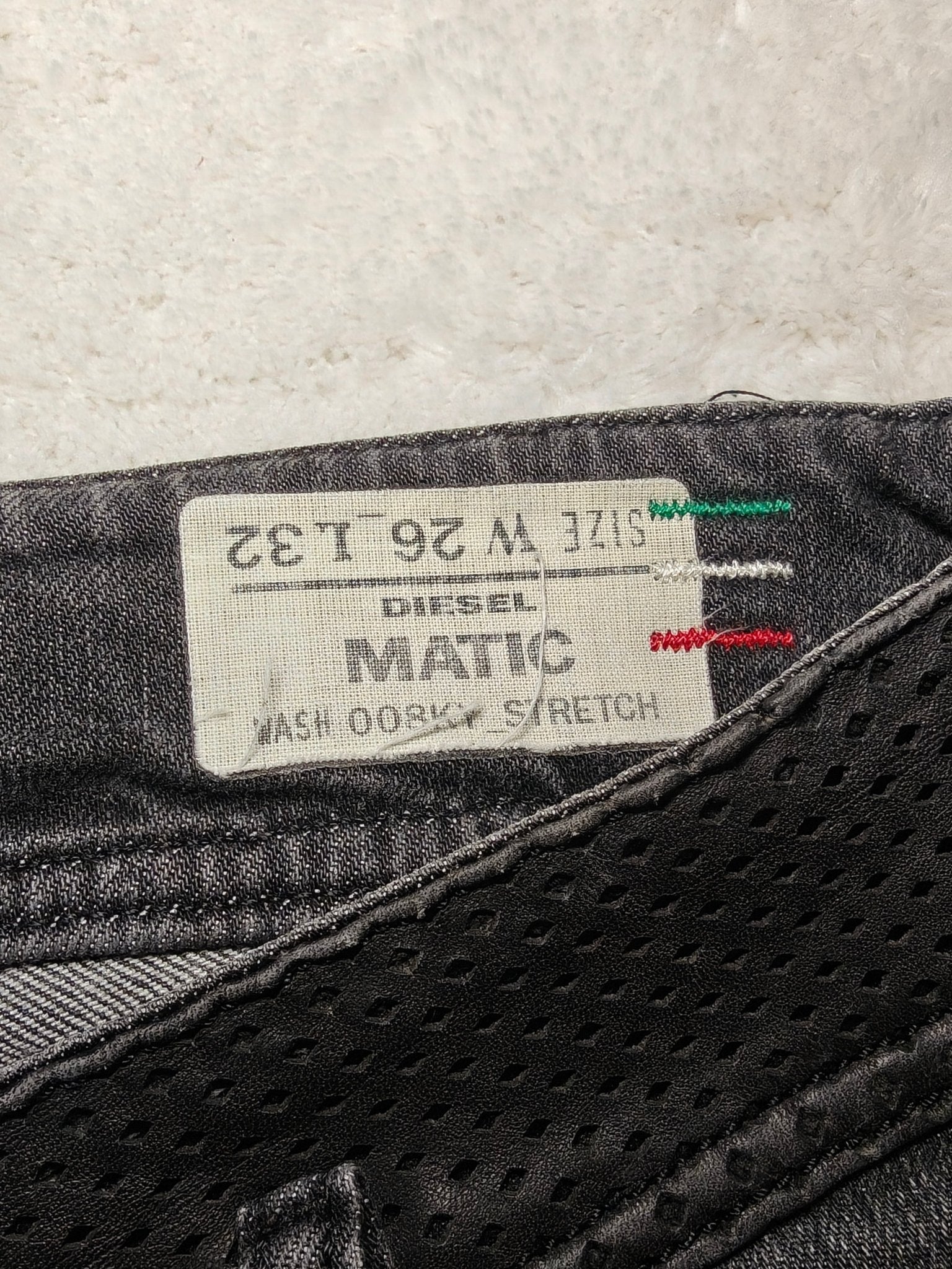 Women Diesel Matic Black Skinny W26 L32 (EU 36/S) Jeans