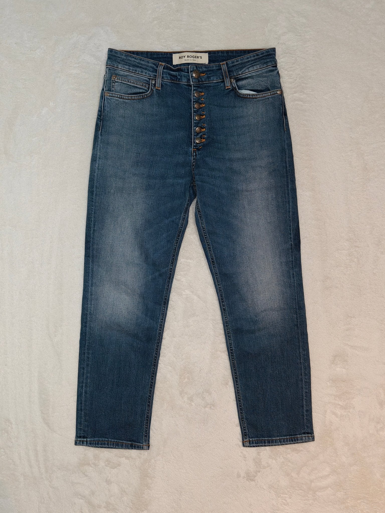 Women Roy Roger's Goldie Blue Straight W28 L28 (EU 38/M) Jeans