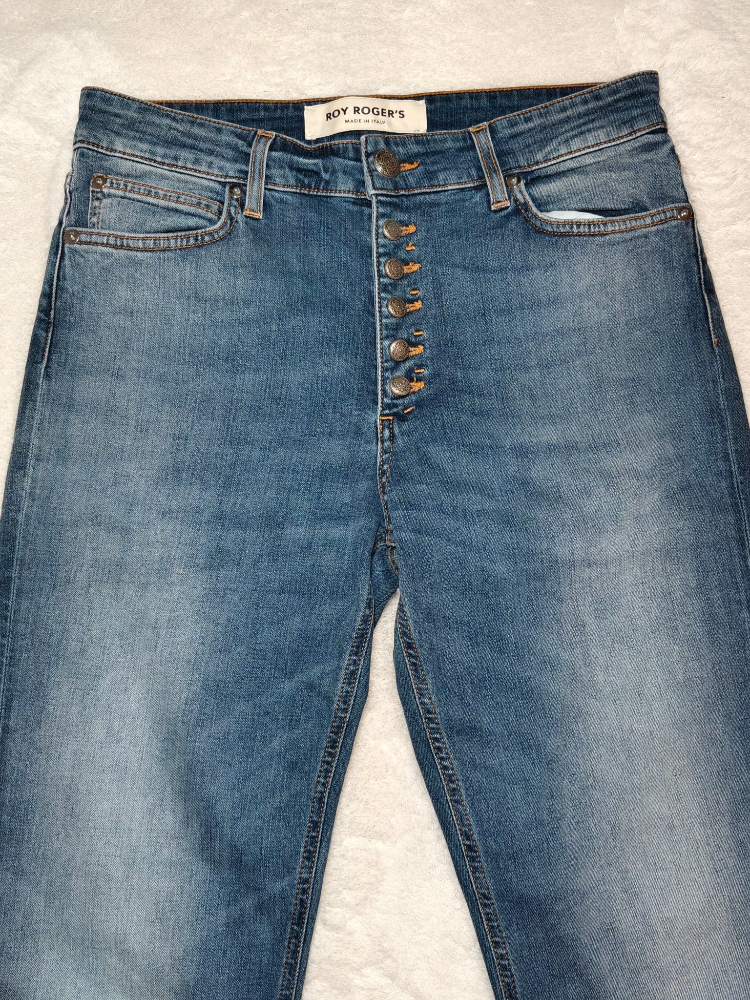 Women Roy Roger's Goldie Blue Straight W28 L28 (EU 38/M) Jeans