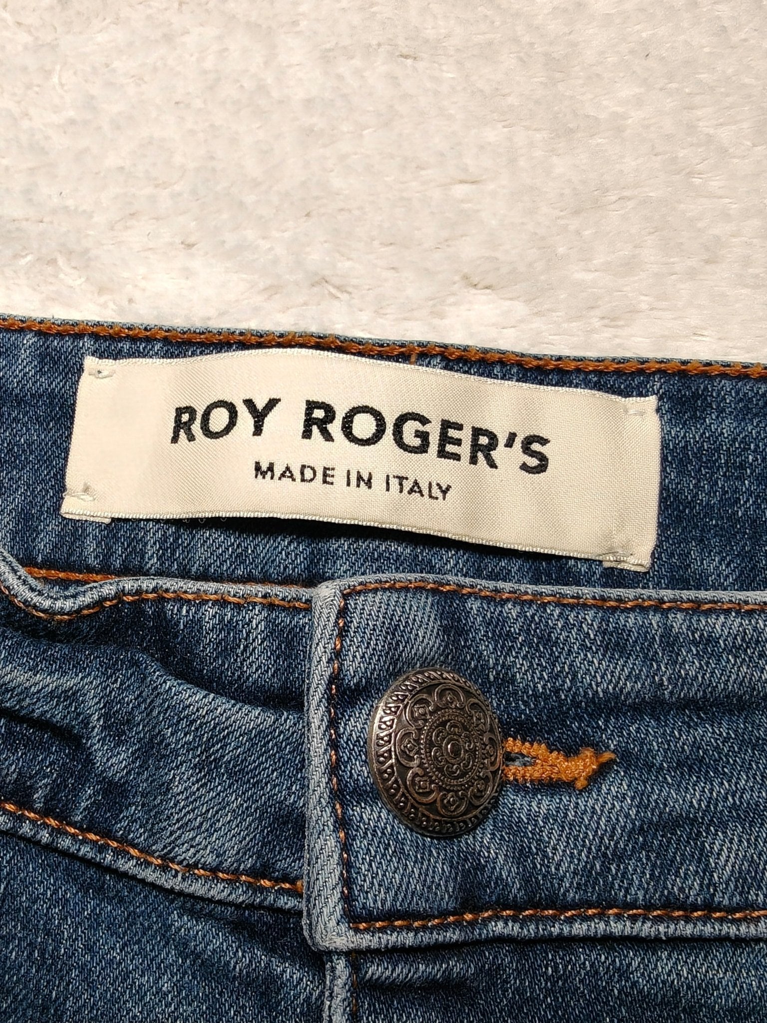Women Roy Roger's Goldie Blue Straight W28 L28 (EU 38/M) Jeans