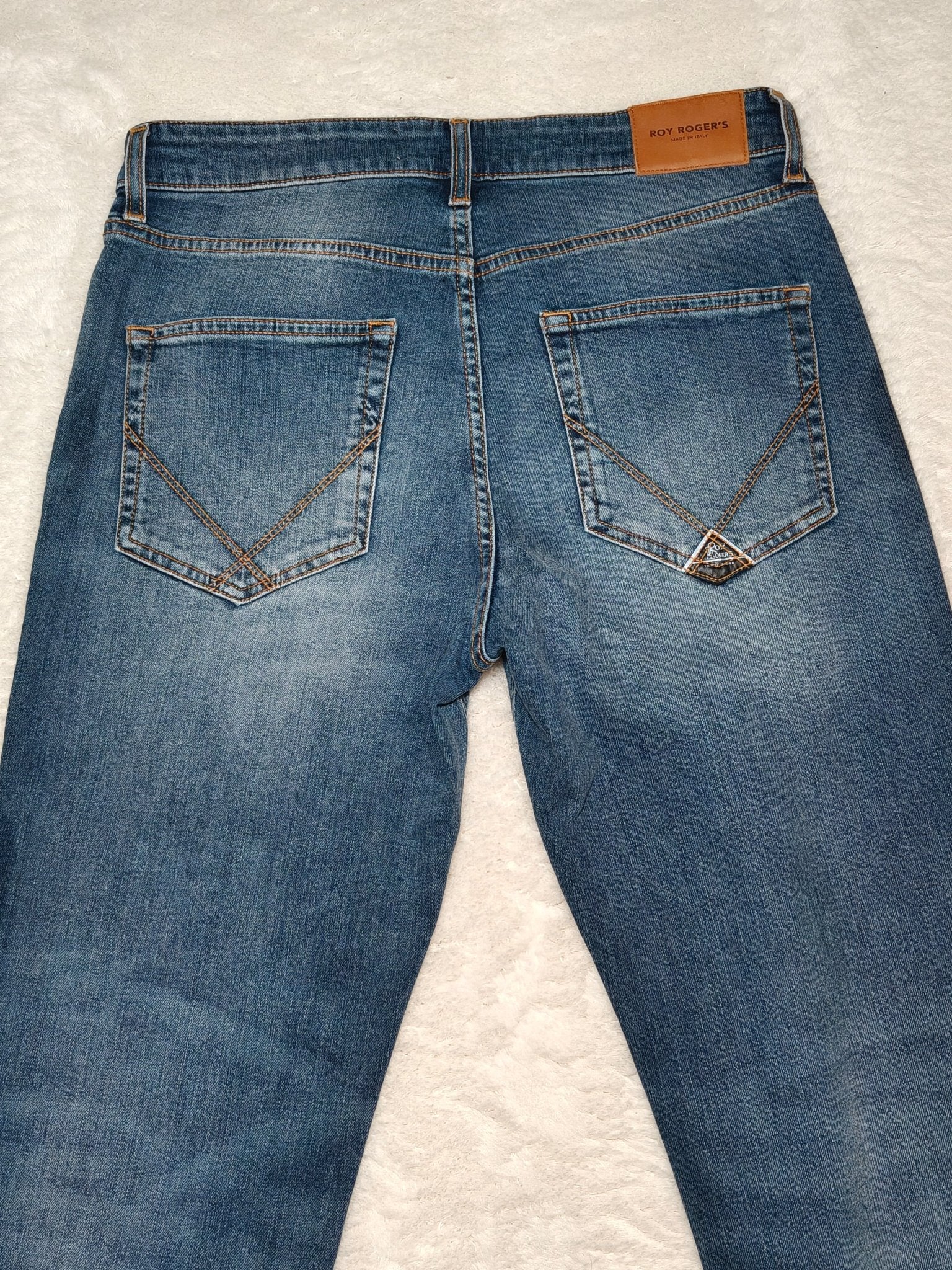 Women Roy Roger's Goldie Blue Straight W28 L28 (EU 38/M) Jeans