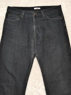 Men Versace Black Straight W31 L32 Jeans