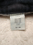 Men Versace Black Straight W31 L32 Jeans