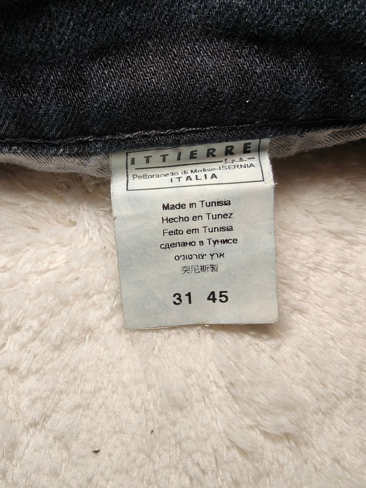 Men Versace Black Straight W31 L32 Jeans