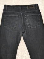 Men Versace Black Straight W31 L32 Jeans