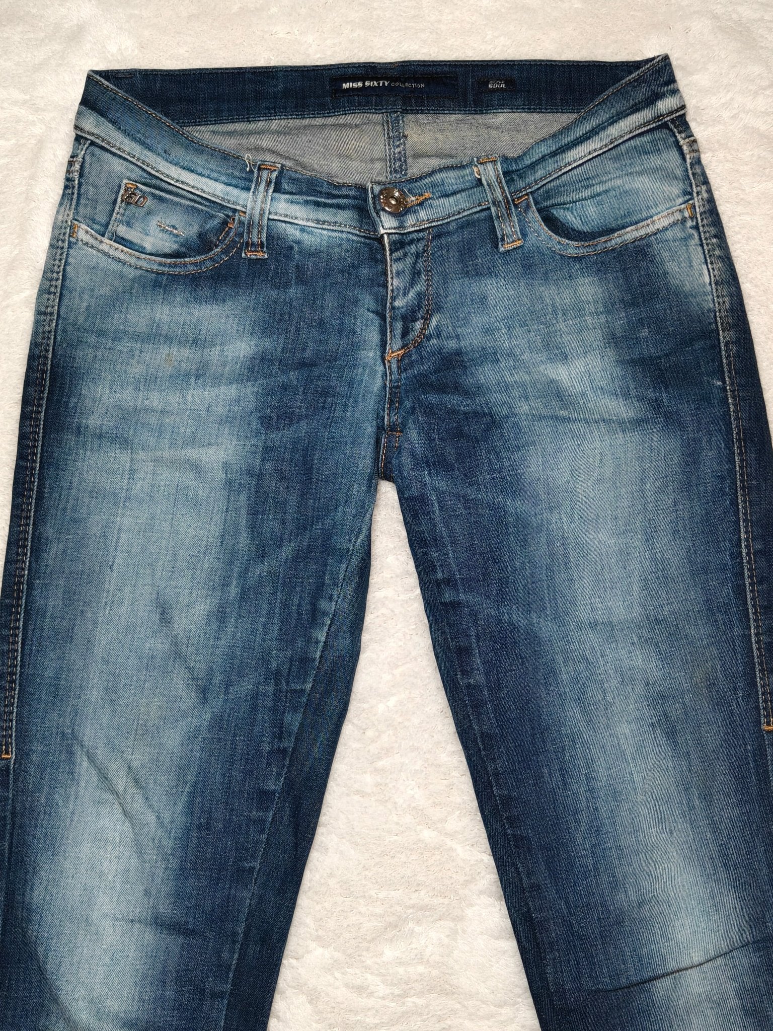 Women Miss Sixty Soul Blue Skinny W27 L32 (EU 36/S) Jeans