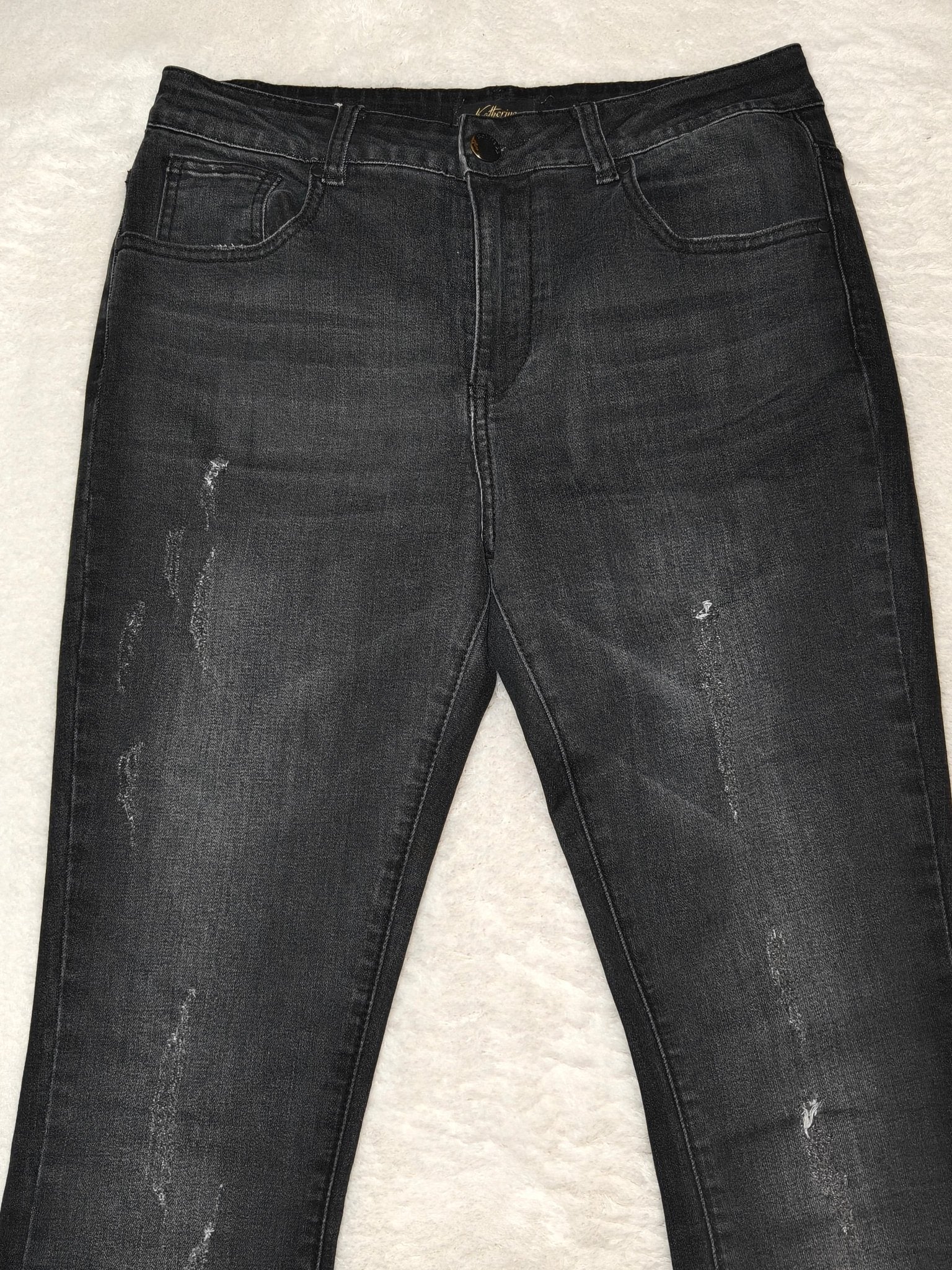 Women Katherine Black Flared W30 L32 (EU 40/L) Jeans