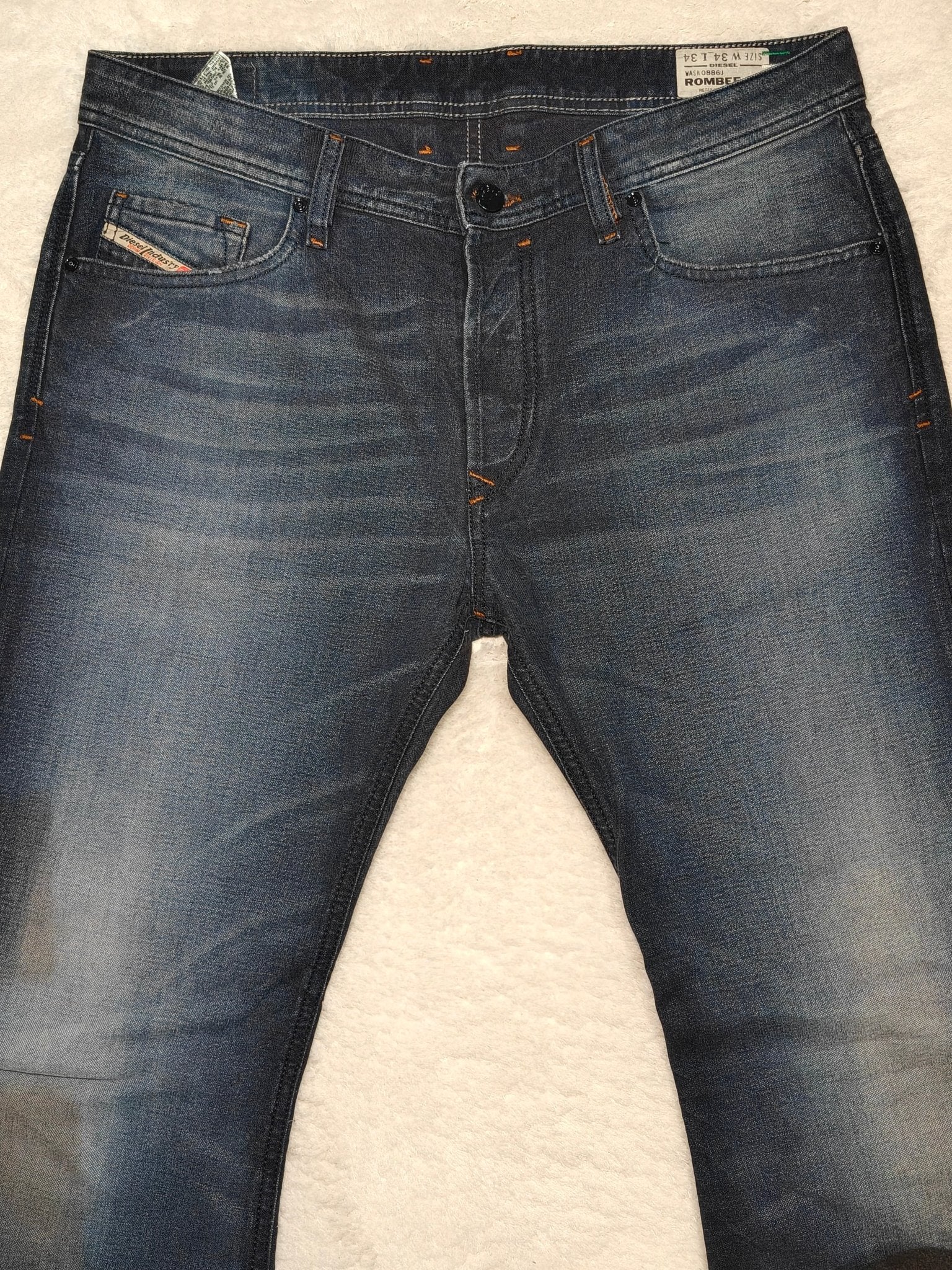 Men Diesel Rombee - XT Blue Slim W34 L34 Jeans