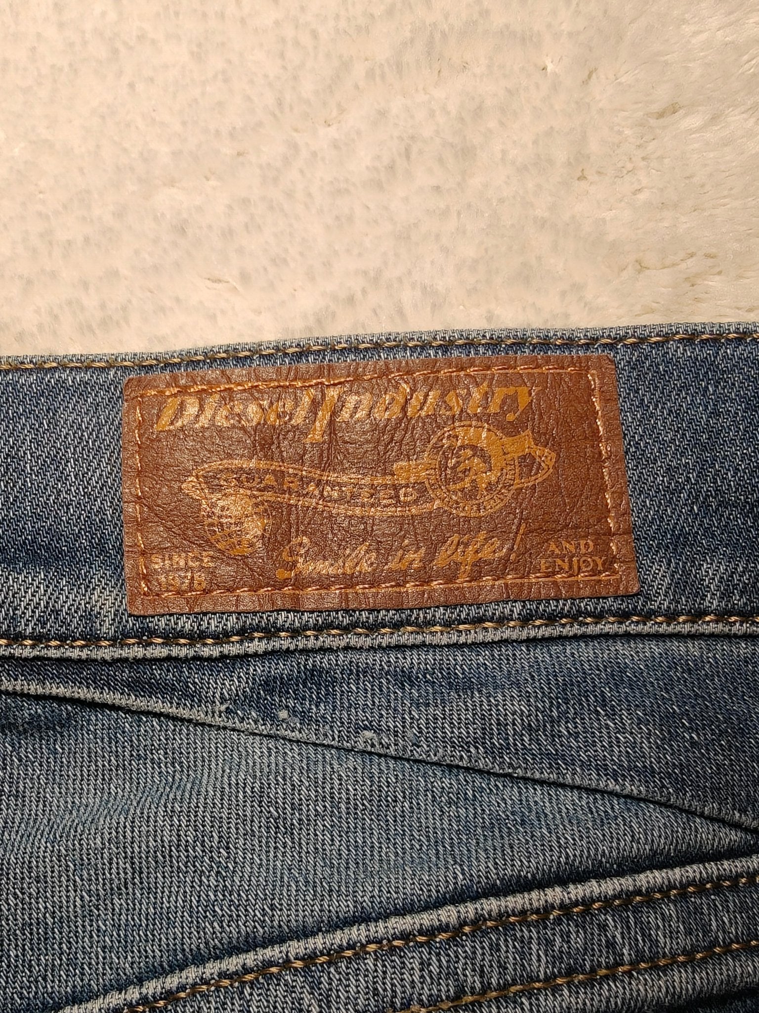 Women Diesel Getlegg Blue Skinny W26 L32 (EU 36/S) Jeans