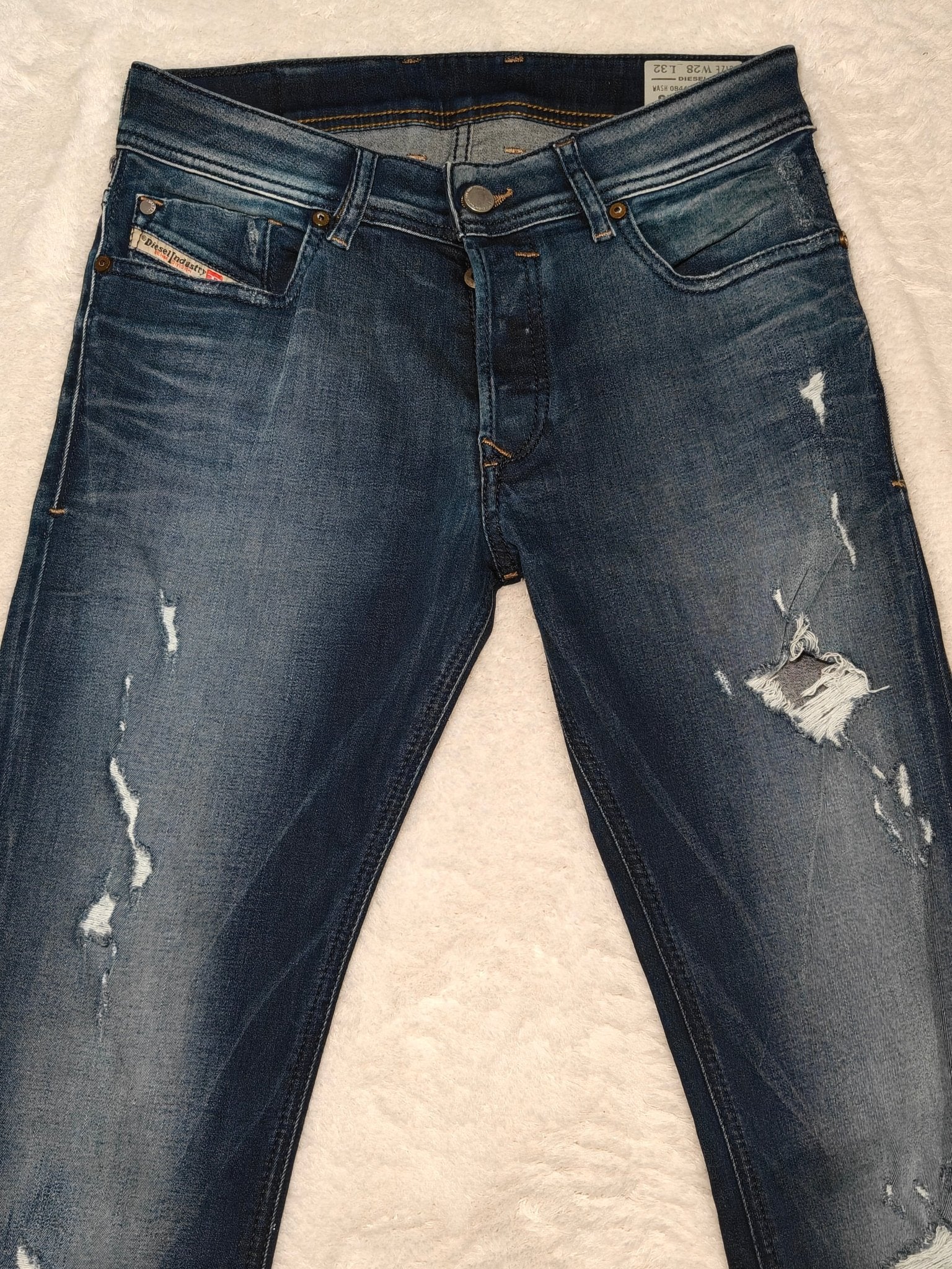 Men Diesel Sleenker Blue Skinny W28 L32 Jeans