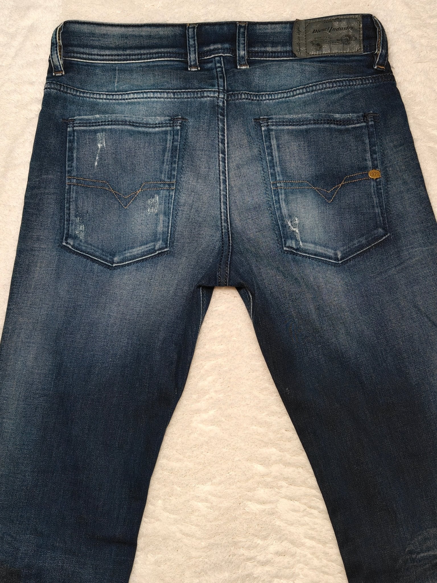 Men Diesel Sleenker Blue Skinny W28 L32 Jeans