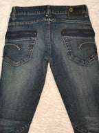 Women G - star 3301 Ankel Zip Blue Skinny W27 L32 (EU 36/S) Jeans