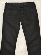 Women G - star Corvet Black Straight W27 L32 Jeans