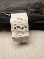 Women G - star Corvet Black Straight W27 L32 Jeans