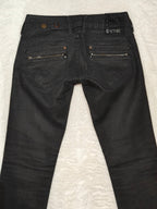 Women G - star Corvet Black Straight W27 L32 Jeans