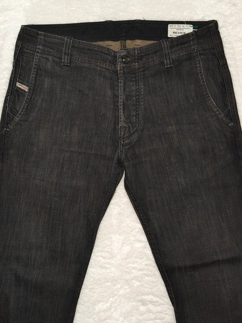 Men Diesel Revick Black Straight W32 L30 Jeans
