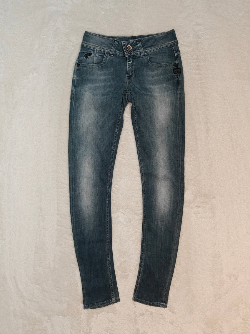Women G - star Lynn Blue Skinny W27 L32 (EU 36/S) Jeans