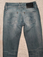 Women G - star Lynn Blue Skinny W27 L32 (EU 36/S) Jeans