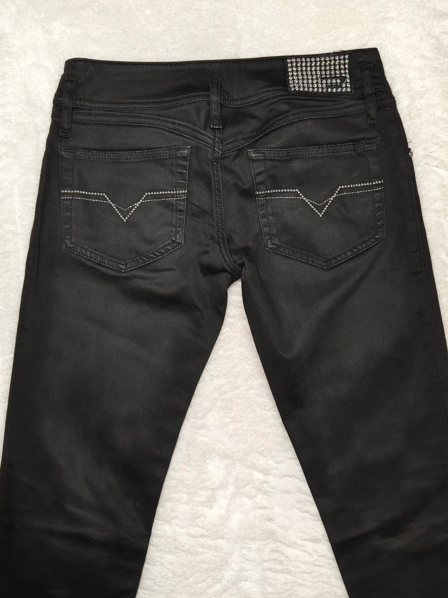 Women Diesel Matic Black Skinny W27 L32 (EU 36/S) Jeans