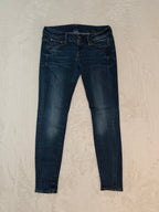 Women G - star 3301 Blue Skinny W28 L30 (EU 38/M) Jeans