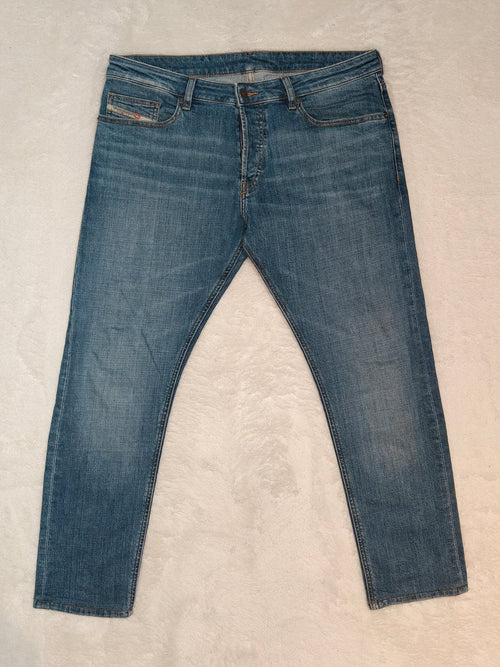 Men Diesel D - Luster Blue Regular Slim W33 L30 Jeans
