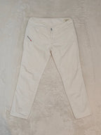 Women Diesel Hushy White Slim W25 L32 (EU 34) Jeans