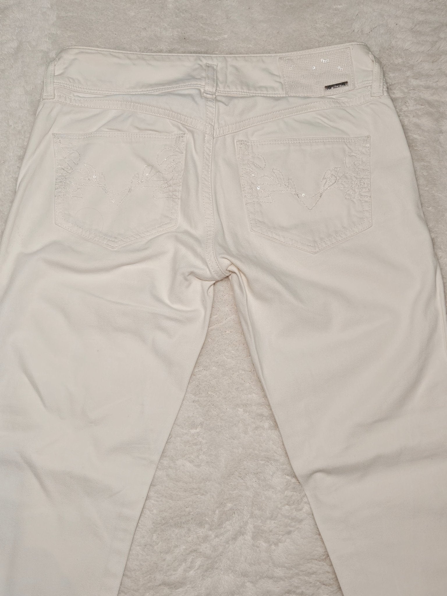 Women Diesel Hushy White Slim W25 L32 (EU 34) Jeans