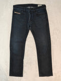 Men Diesel Safado Blue Wash 008AA Regular Slim Carrot W32 L30 Jeans
