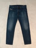 Men Diesel Buster Light Blue Slim Tapered W32 L28 Jeans