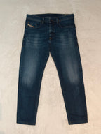 Men Diesel Buster Light Blue Slim Tapered W32 L28 Jeans