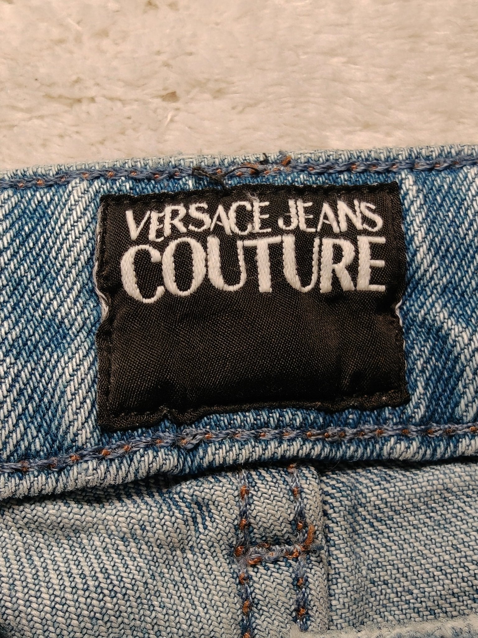 Men Versace Jeans Couture A2GWA0D4 - AR884 Light Blue Slim Fit W30 L31 Jeans
