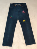 Men Wrangler 13MWZ Blue Cowboy Cut Straight W33 L30 Jeans