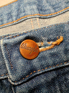 Men Wrangler 13MWZ Blue Cowboy Cut Straight W33 L30 Jeans