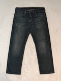 Men Levi's 505 Blue Straight W33 L30 Jeans