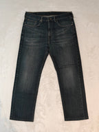 Men Levi's 505 Blue Straight W33 L30 Jeans