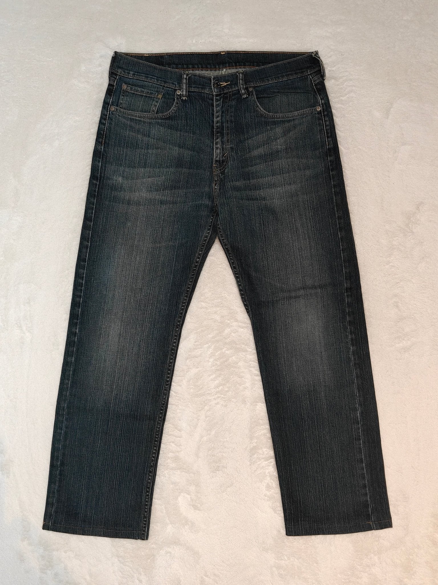 Men Levi's 505 Blue Straight W33 L30 Jeans