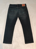 Men Levi's 505 Blue Straight W33 L30 Jeans
