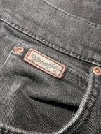 Men Wrangler Texas Stretch Black Straight W36 L34 Jeans