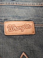 Men Wrangler Texas Stretch Black Straight W32 L30 Jeans