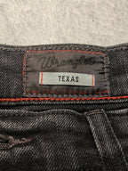 Men Wrangler Texas Stretch Black Straight W32 L30 Jeans