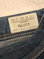 Women Diesel Blizz Blue Slim W30 L29 EU 40 Jeans