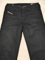 Women Diesel YBO Blue Flared W27 L30 (EU 36/S) Jeans