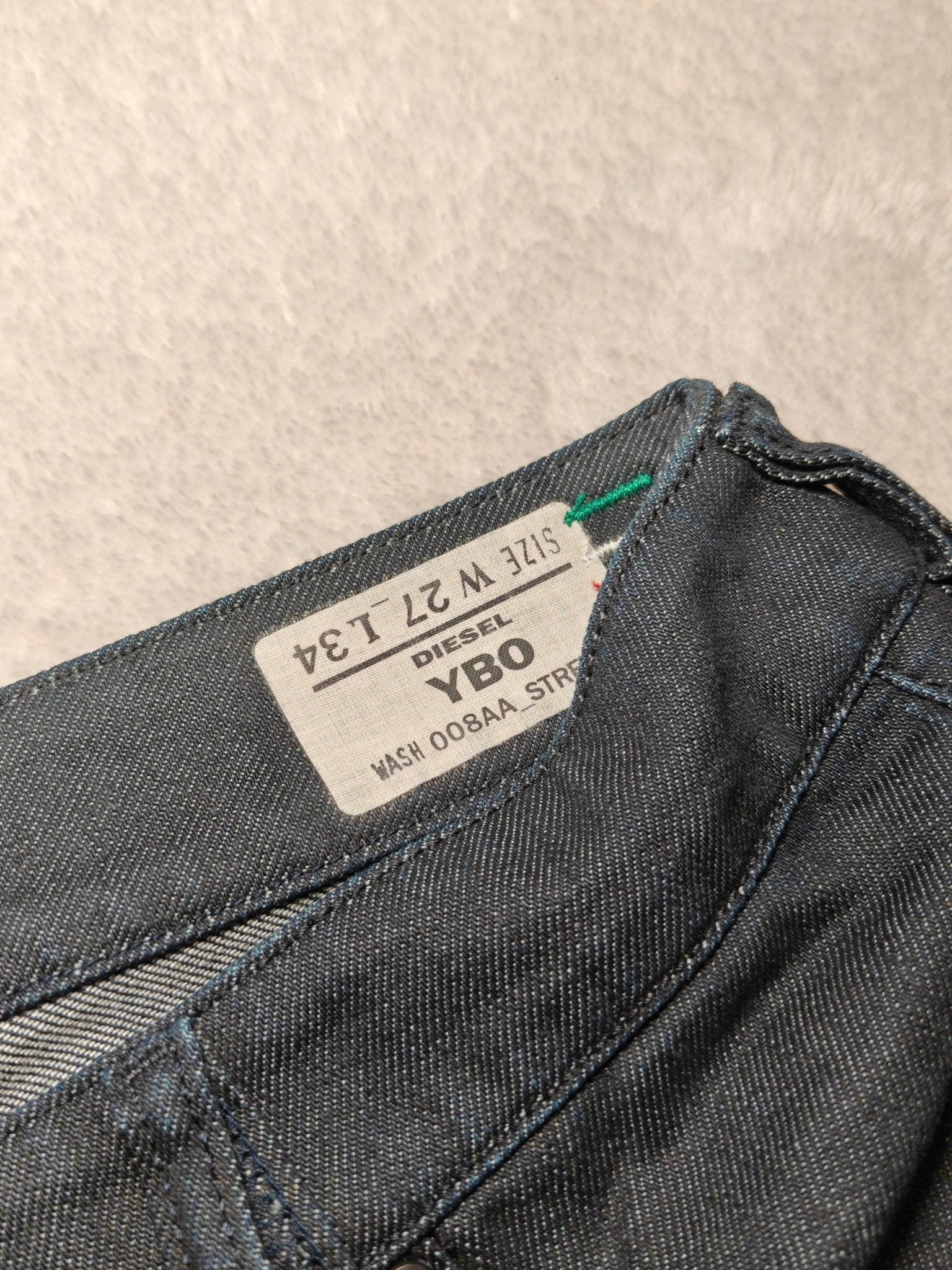 Women Diesel YBO Blue Flared W27 L30 (EU 36/S) Jeans