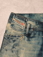 Women Diesel Matic Blue Wash 0081P Slim Tapered W26 L32 (EU 36/S) Jeans